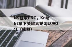 开云体育官网-NS轻取FNC，Knight拿下关键大龙淘汰赛3:1（成都）